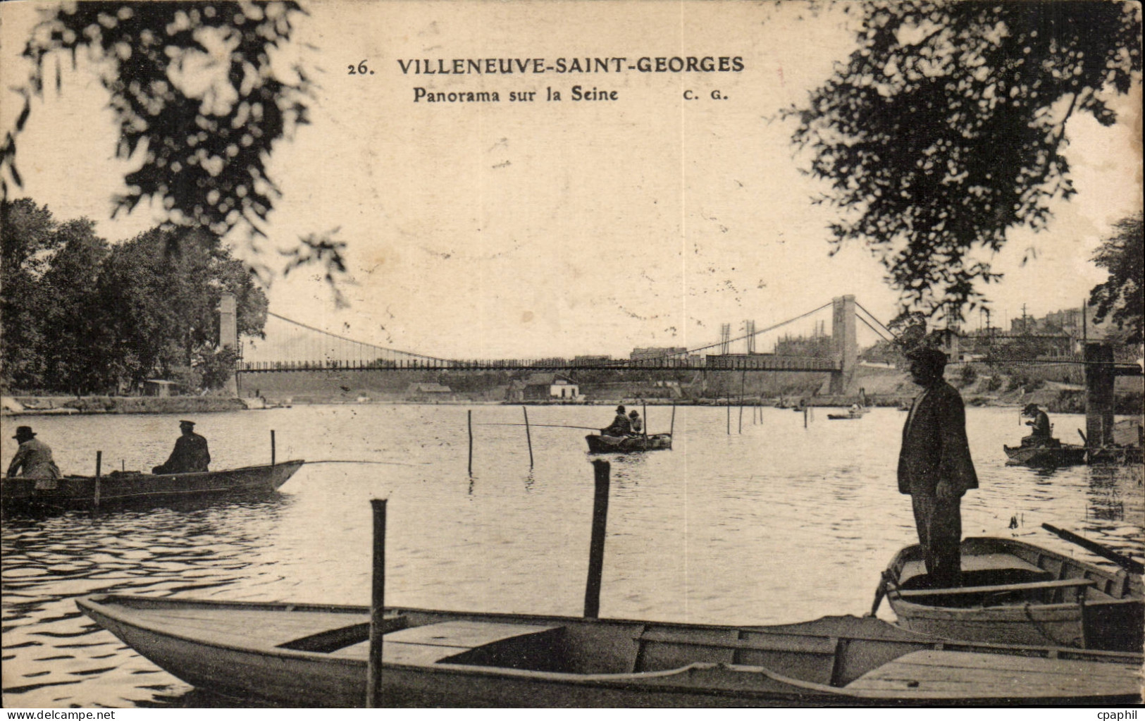 Villeneuve Saint Georges CPA Panorama sur la SEine