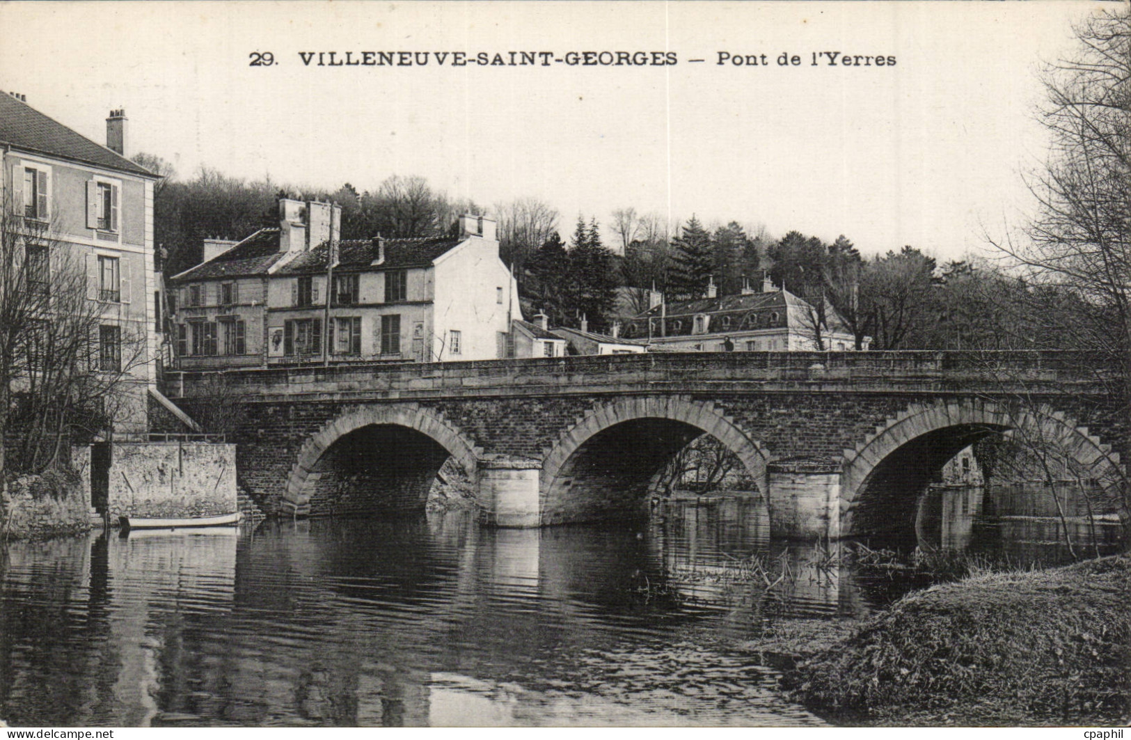 Villeneuve Saint Georges CPA Pont de l'yerres