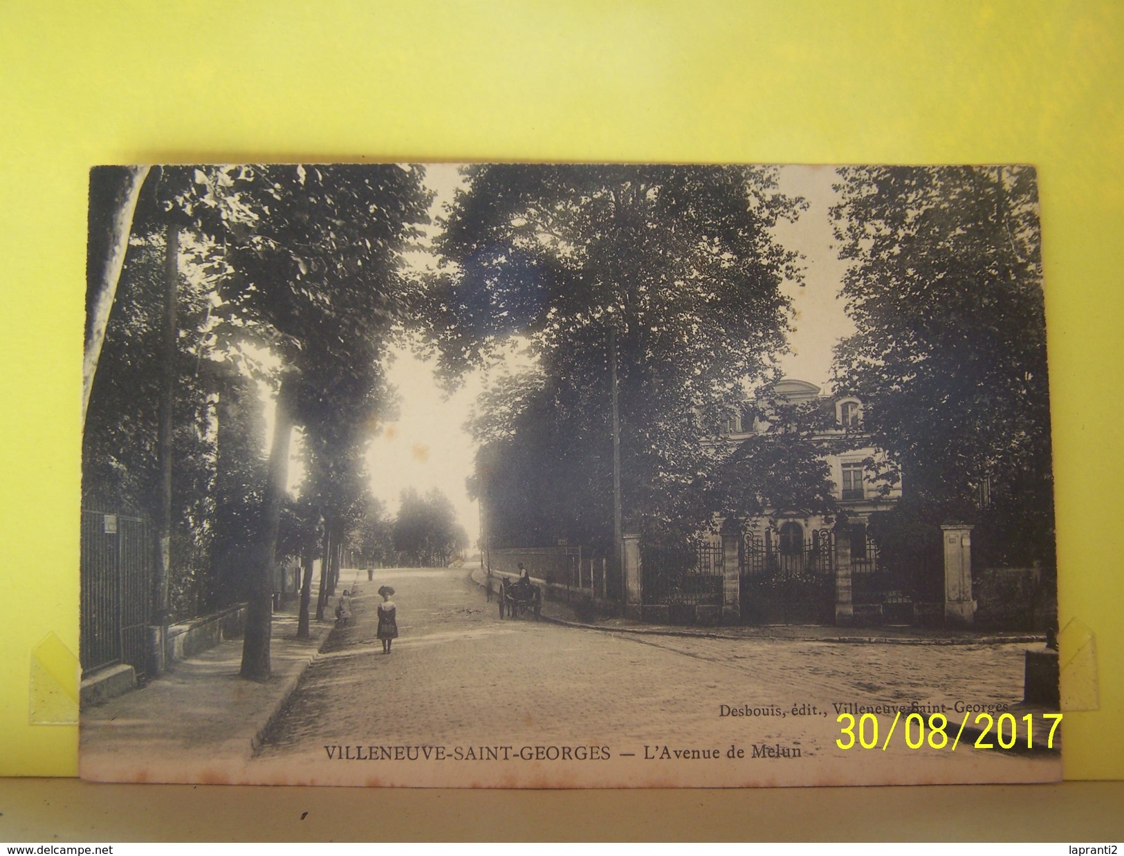 VILLENEUVE SAINT-GEORGES (VAL DE MARNE) L'AVENUE DE MELUN