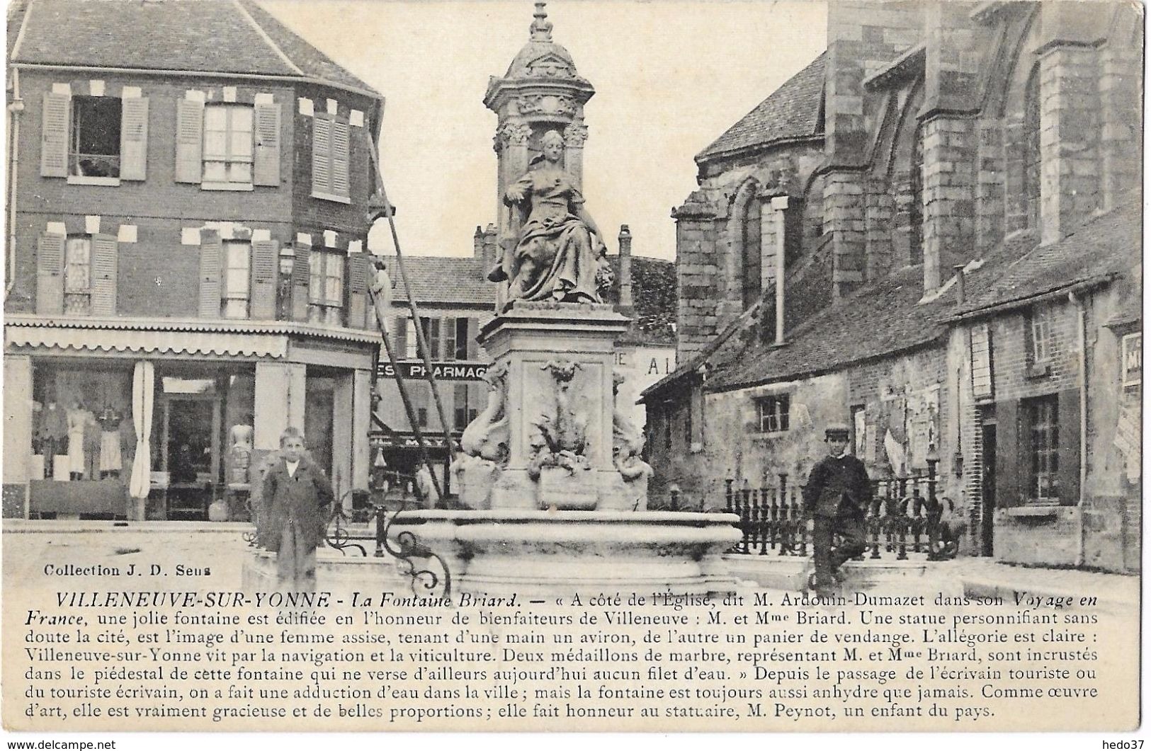 Villeneuve-sur-Yonne - La Fontaine Briard