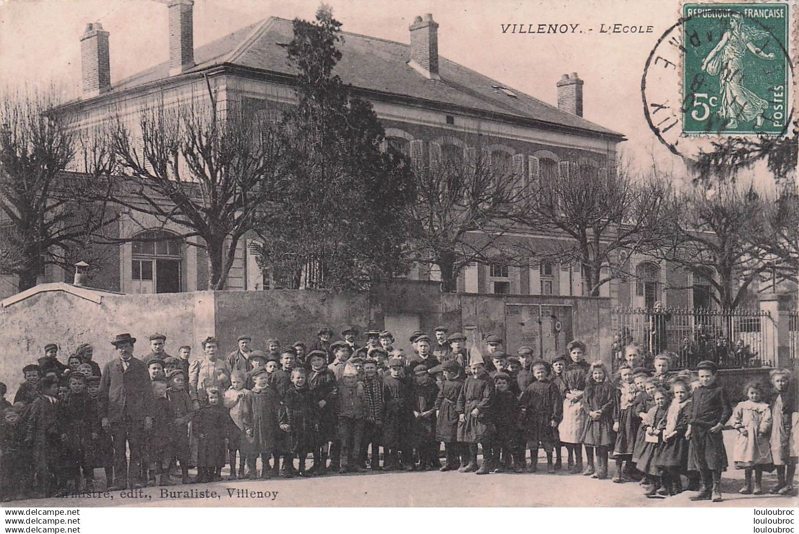 VILLENOY L'ECOLE 1909