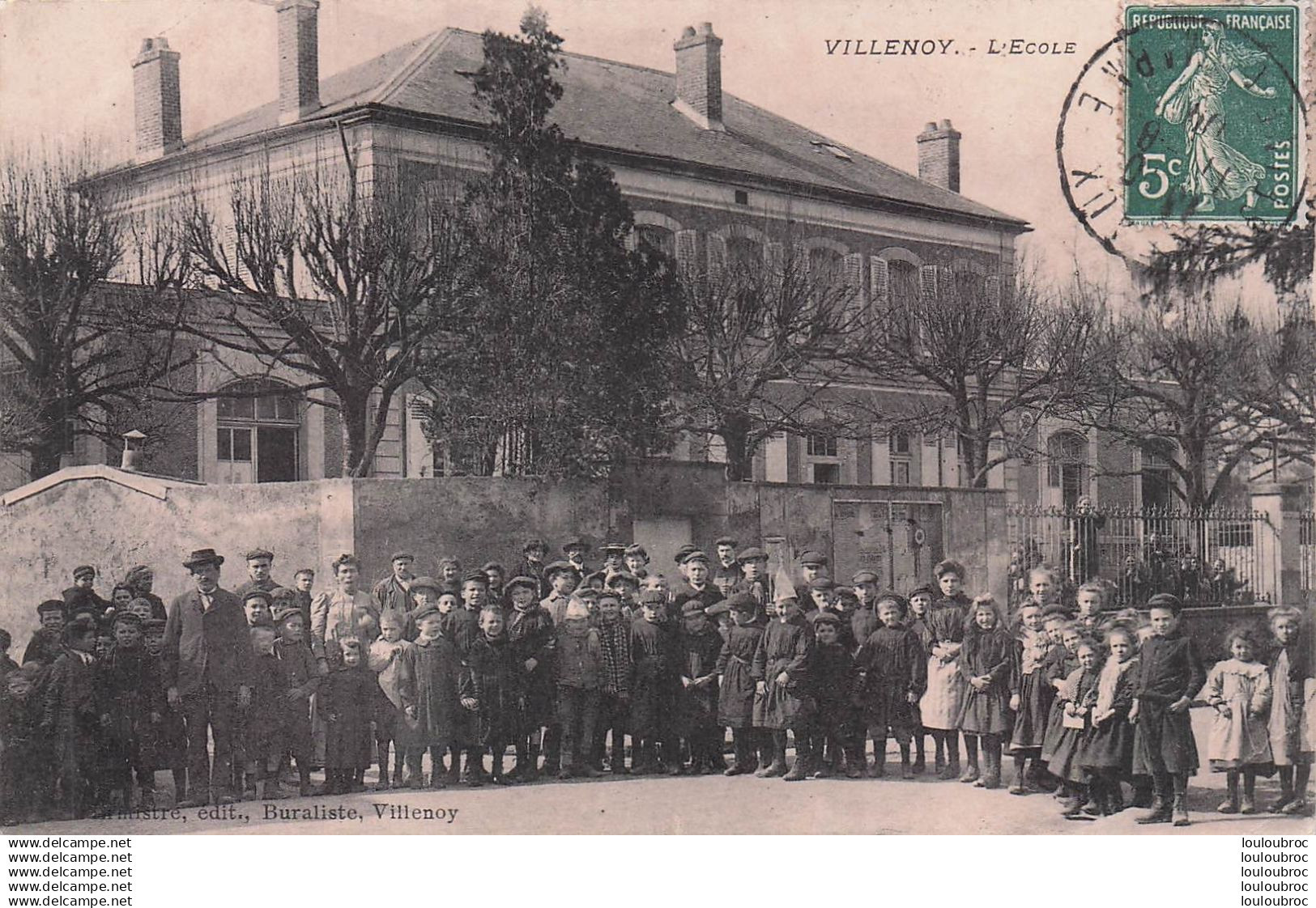 VILLENOY L'ECOLE 1909