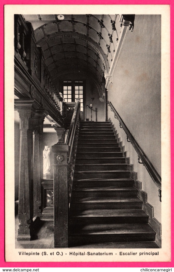 Villepinte - Hôpital Sanatorium - Escalier principal - Neobromure  A. BREGER FRERES