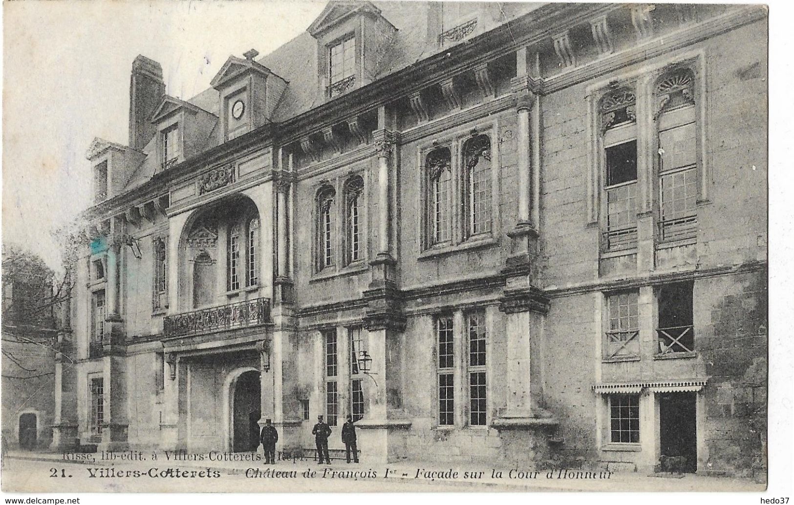 Villers-Cotterets - Château de François 1er - Façade sur la Cour d'honneur