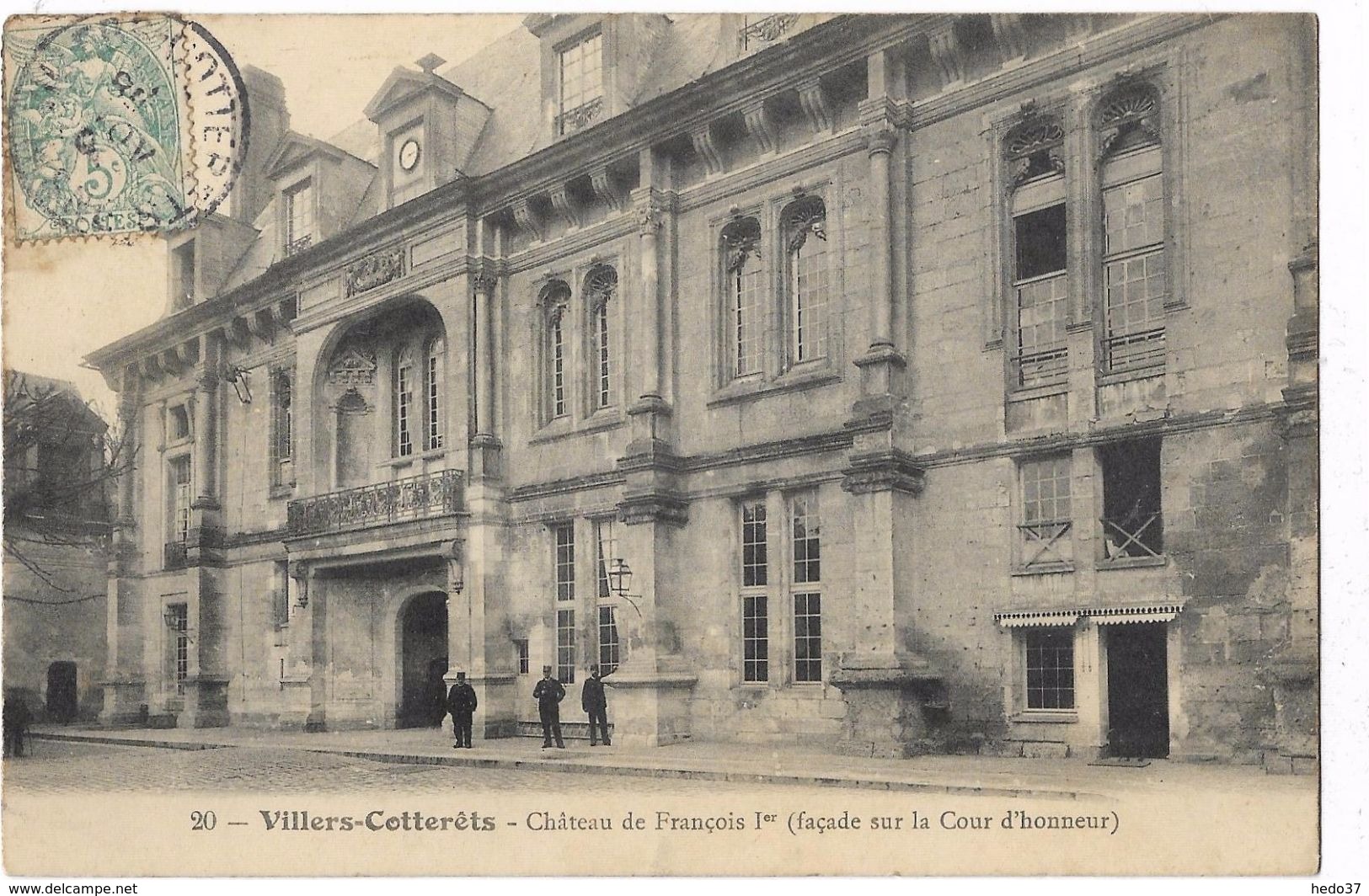 Villers-Cotterêts - Châteaux de François 1er (façade sur la Cour d'honneur)
