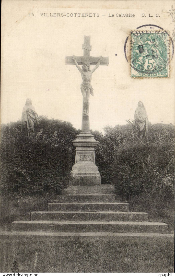 Villers Cotterets CPA Le calvaire