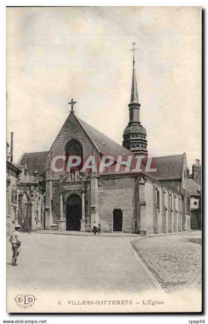 Villers Cotterets - L'Eglise - CPA