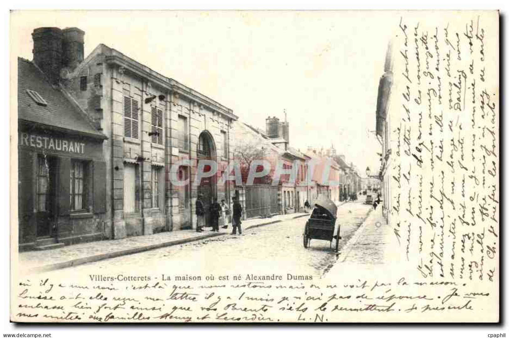Villers Cotterets - la Maison ou est ne Alexandre Dumas - CPA
