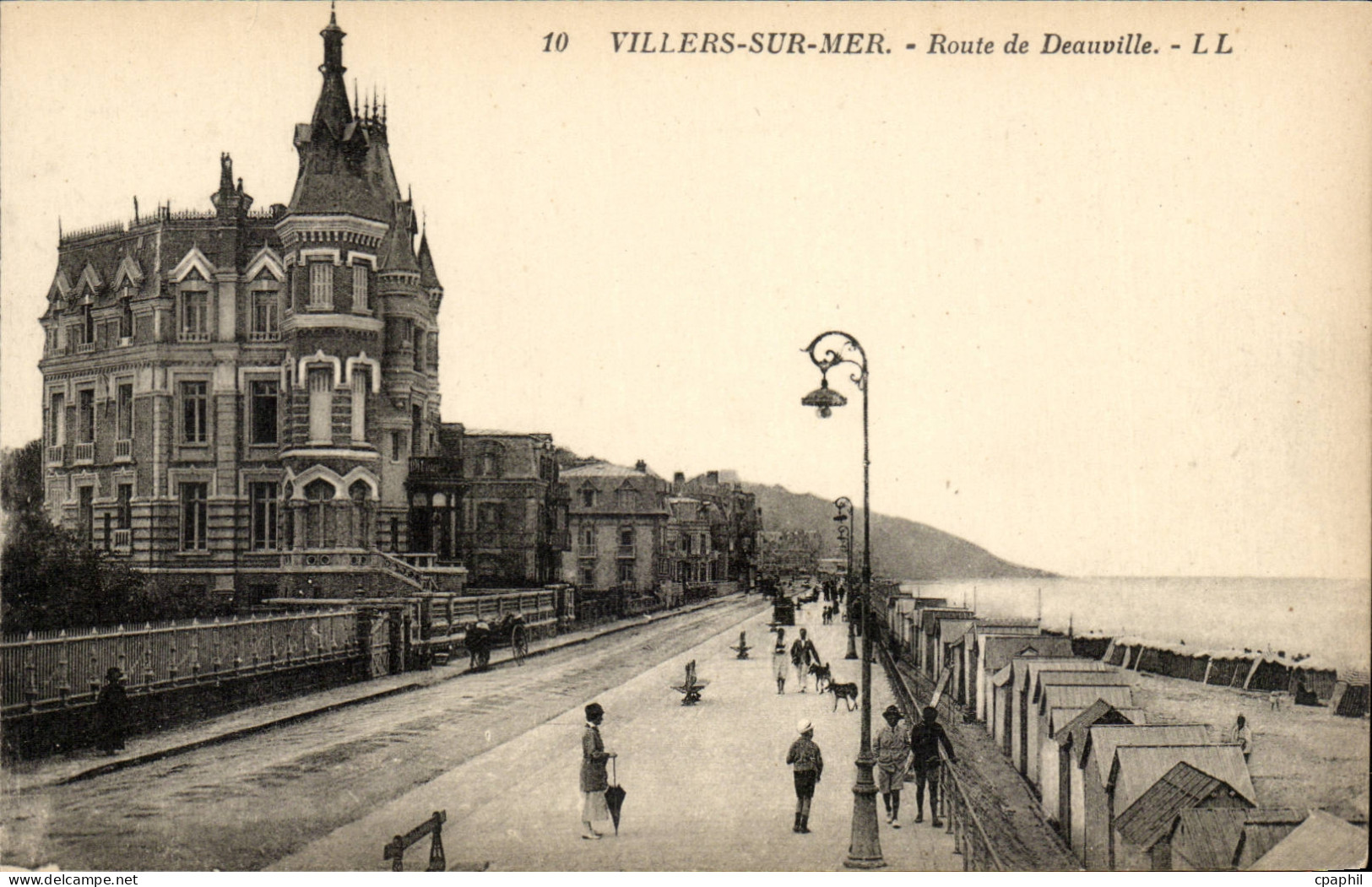 Villers sur Mer - Route de Deauville - CPA