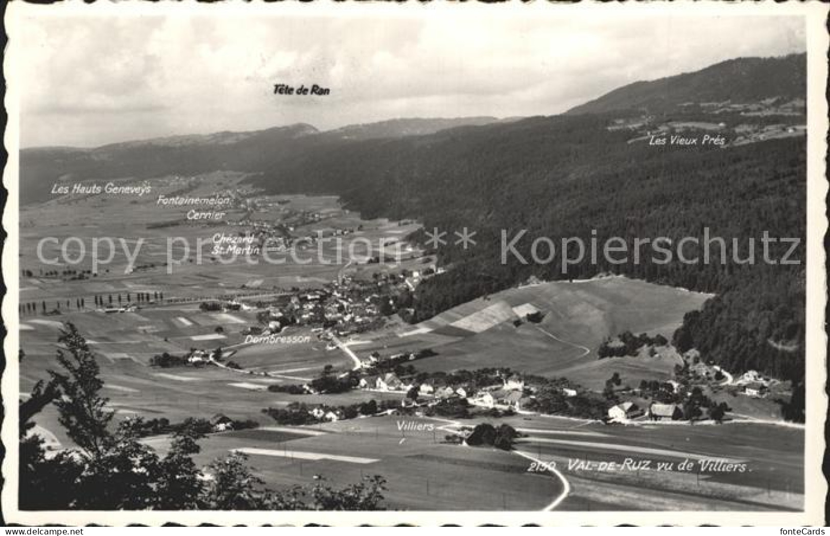 Villiers Val-de-Ruz Panorama