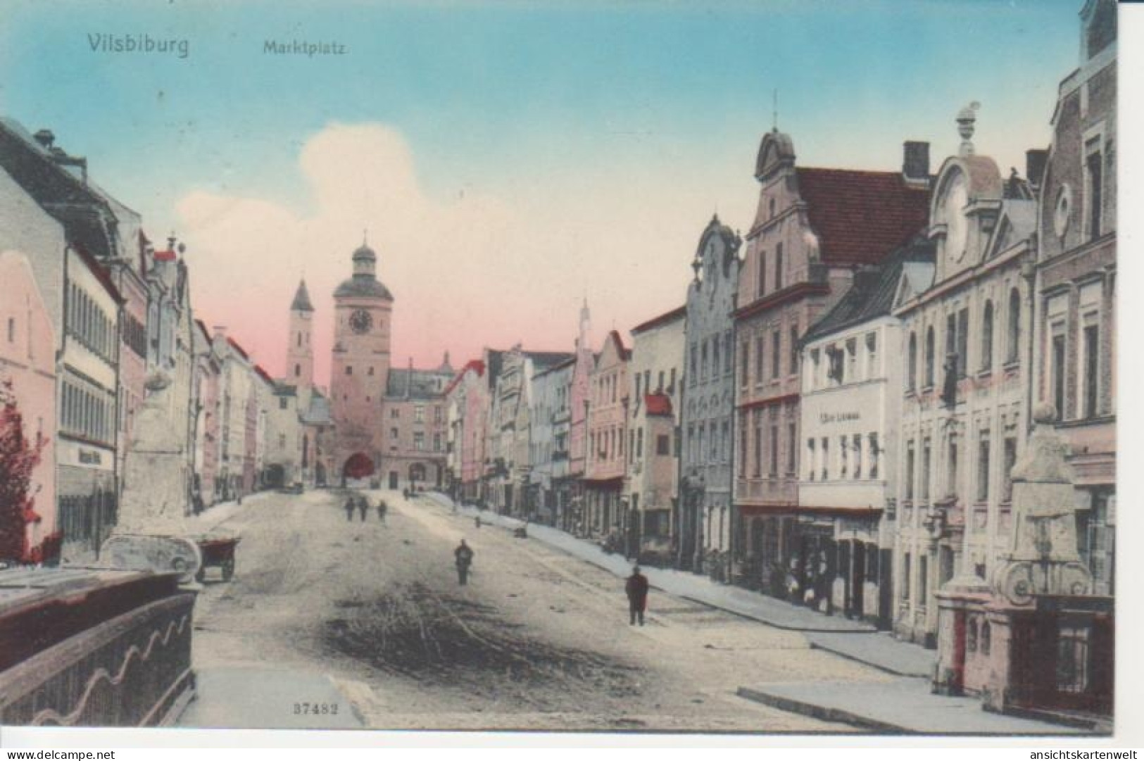Vilsbiburg Marktplatz gl1912 #208.646