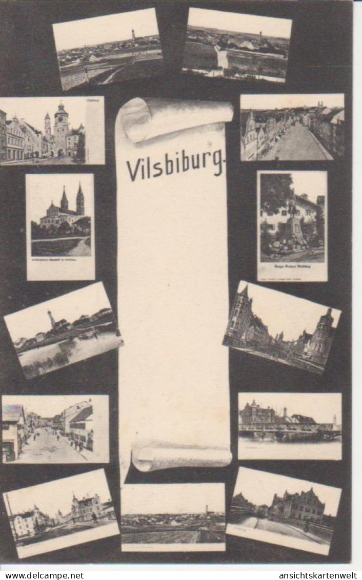 Vilsbiburg Teilansichten Mehrbildkarte gl1911 #208.648