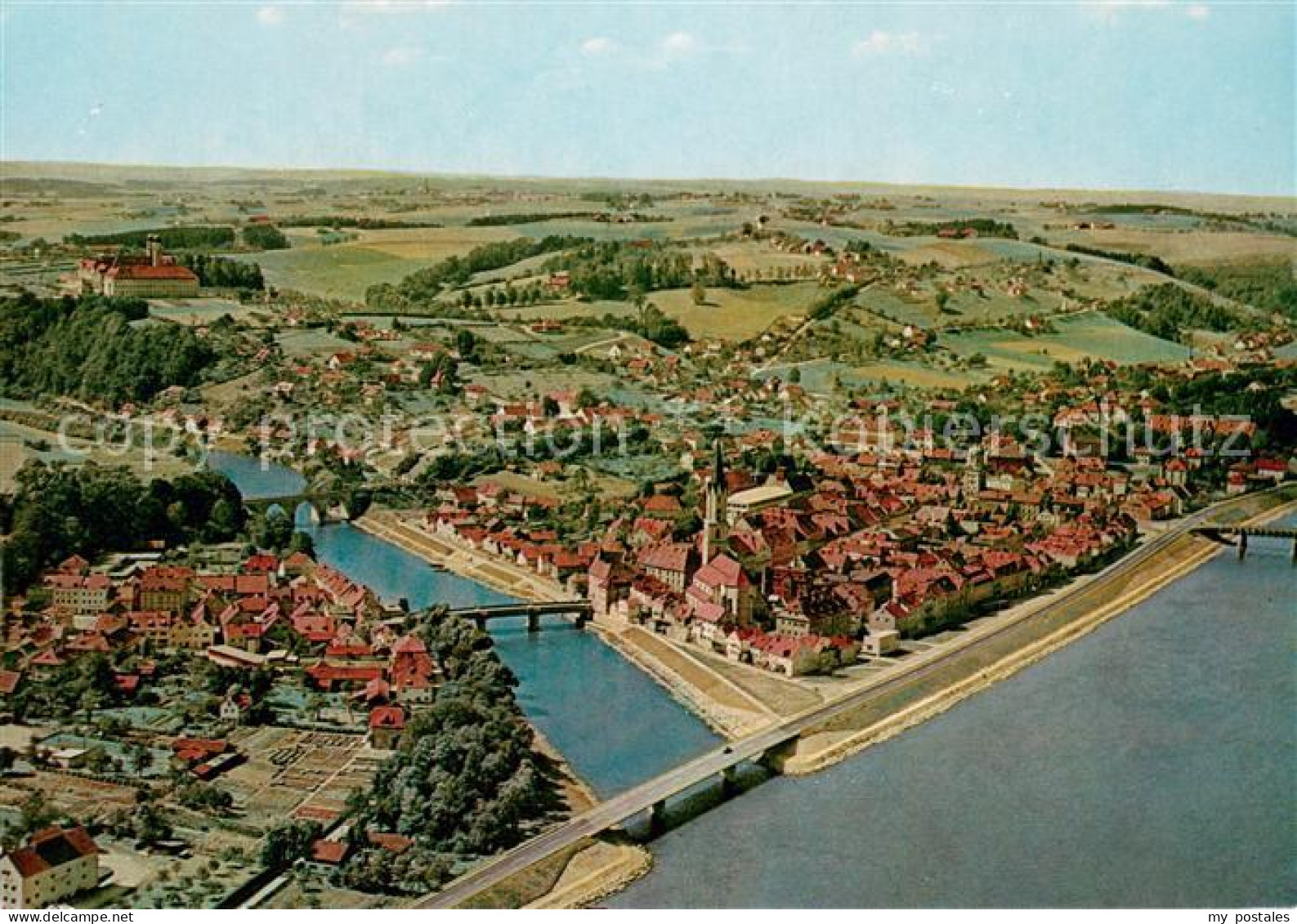 Vilshofen Donau Fliegeraufnahme