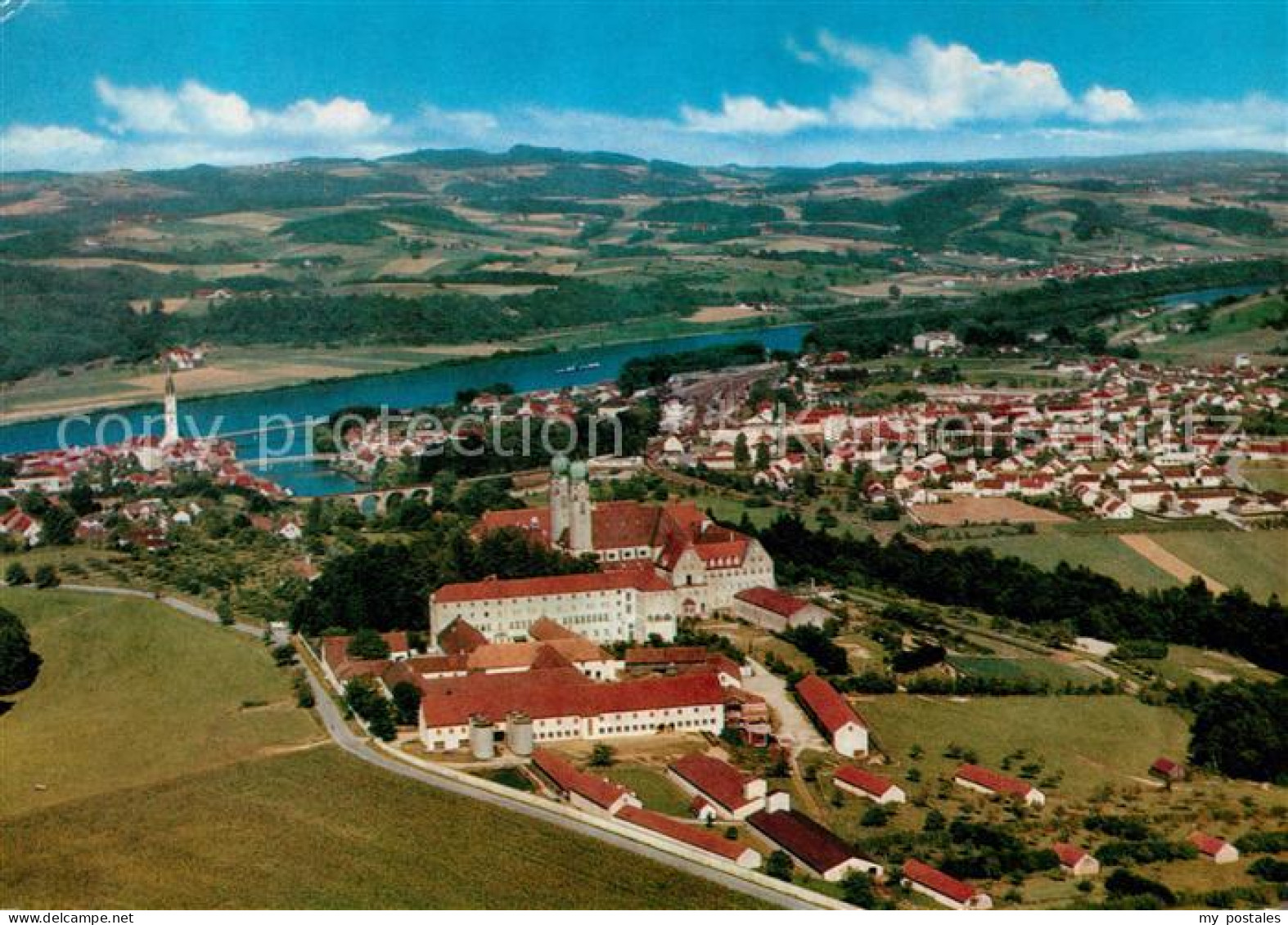 Vilshofen Donau Fliegeraufnahme