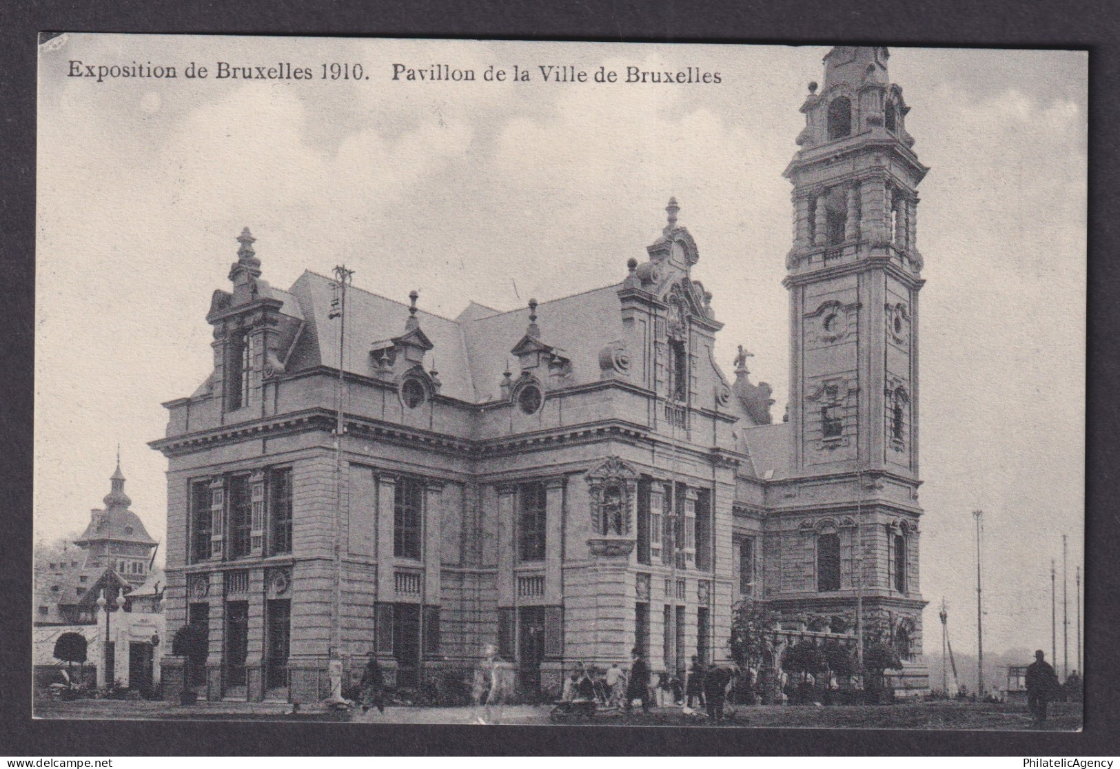 Vintage Postcard Belgium Brussels International Exposition 1910
