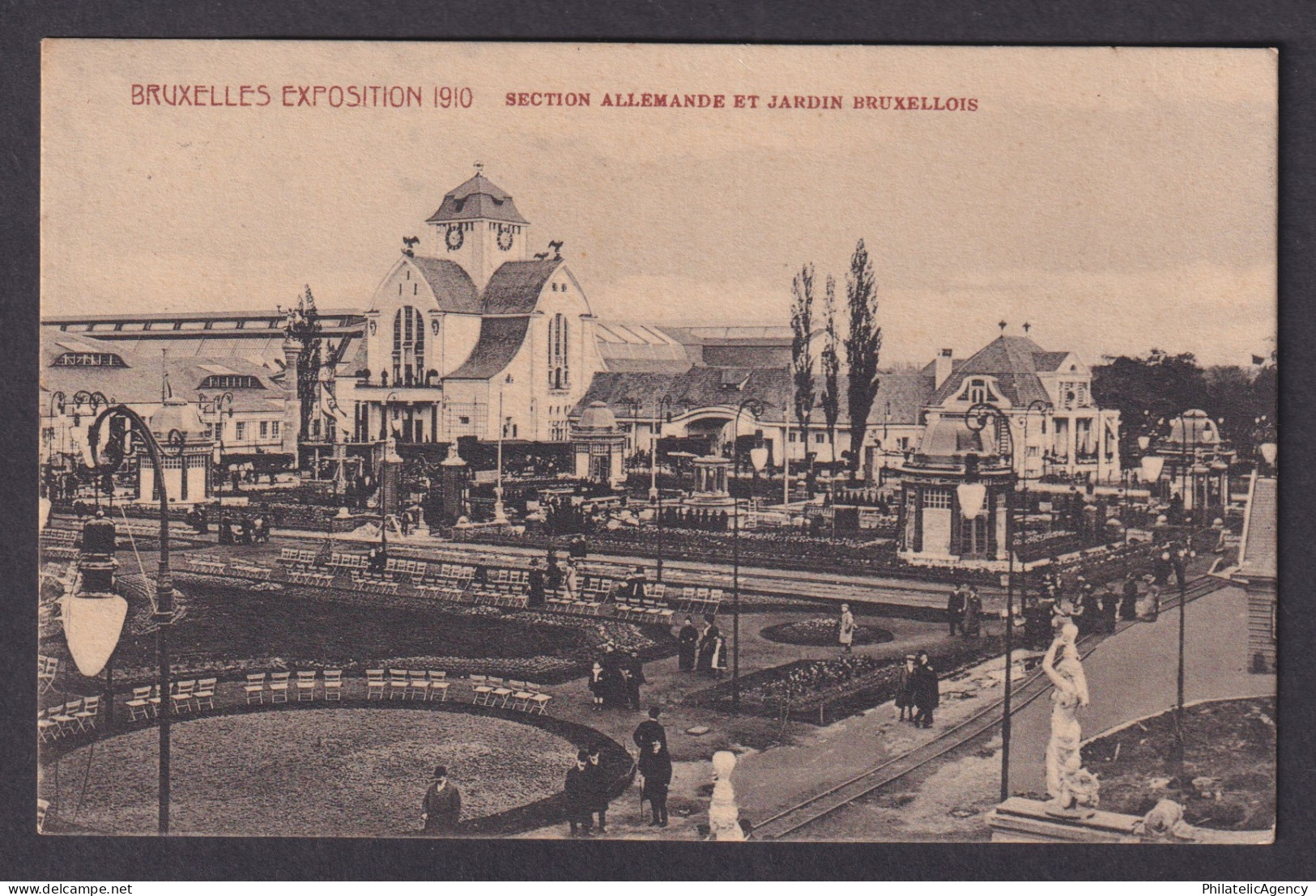 Vintage Postcard Belgium Brussels International Exposition 1910