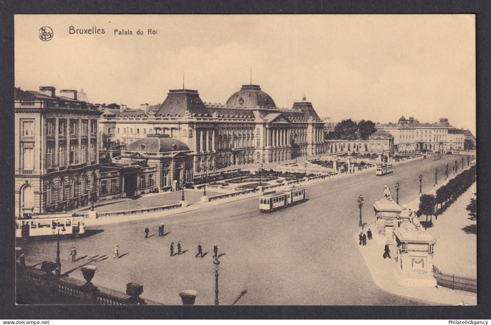 Vintage Postcard Belgium Brussels Royal Palace