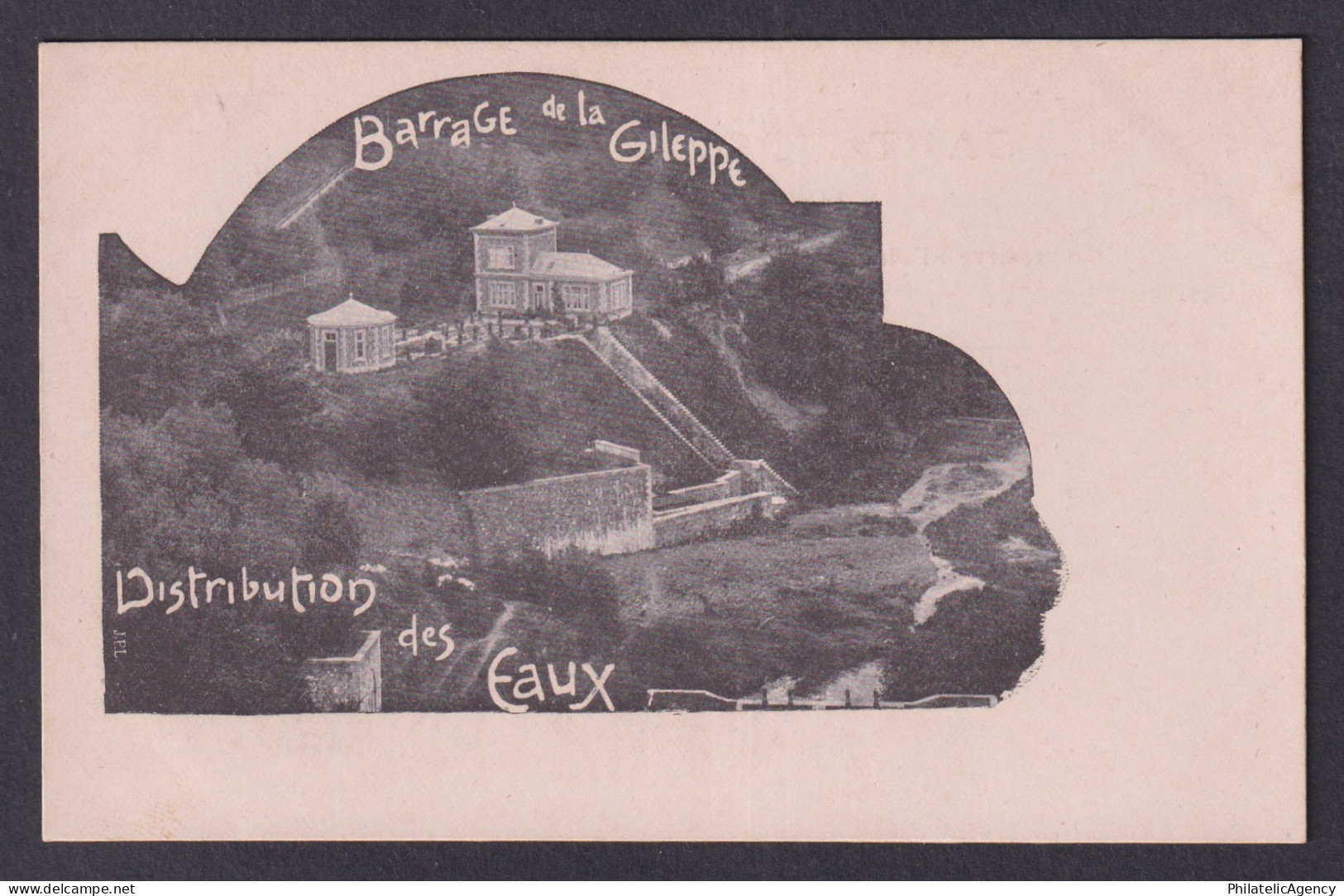 Vintage Postcard Belgium Jalhay Gileppe Dam