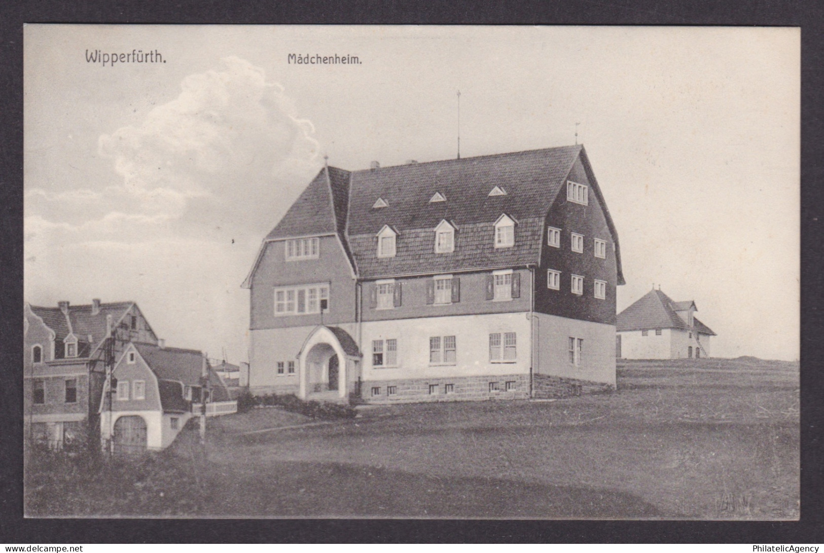 Vintage postcard Germany Wipperfurth Madchenheim Orphanage Girls Home View