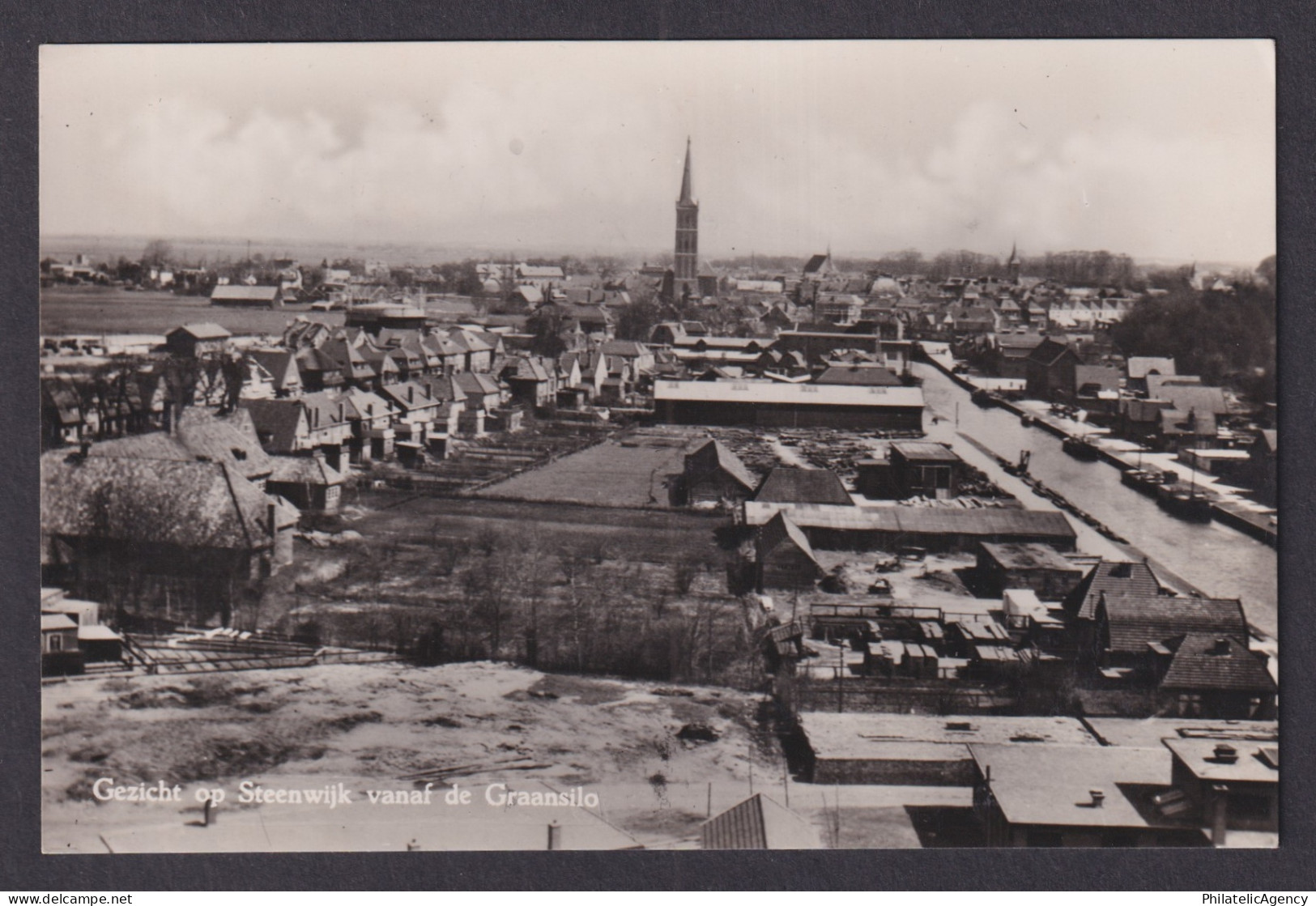 Vintage Postcard Netherlands Steenwijk General view