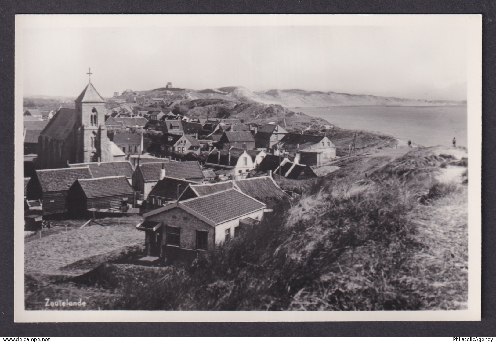 Vintage Postcard Netherlands Zoutelande General view