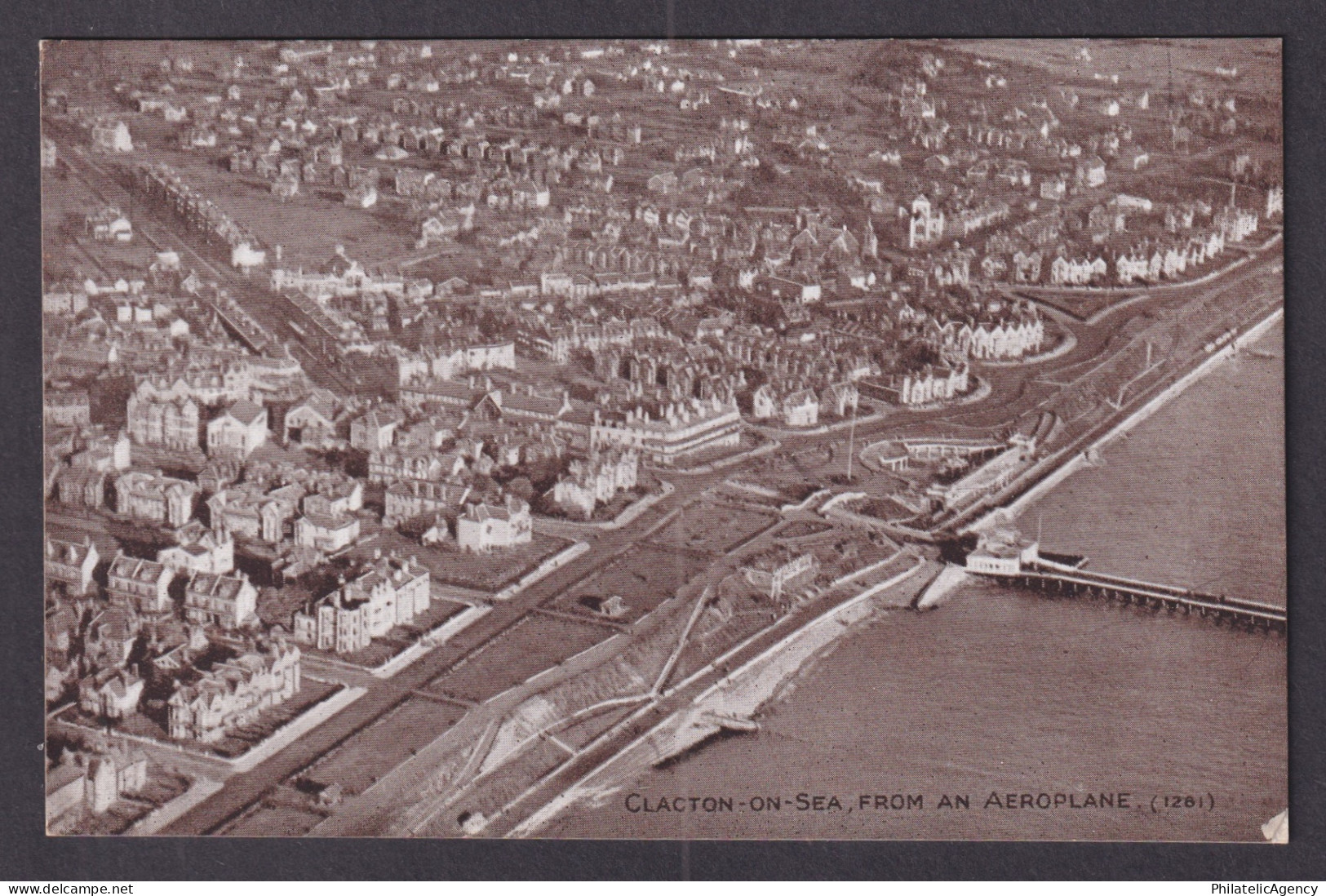 Vintage Postcard United Kingdom Clacton-On-Sea General view