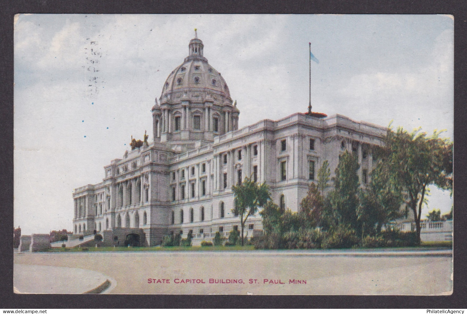 Vintage postcard USA St Paul MN Minnesota State Capitol Building Architecture
