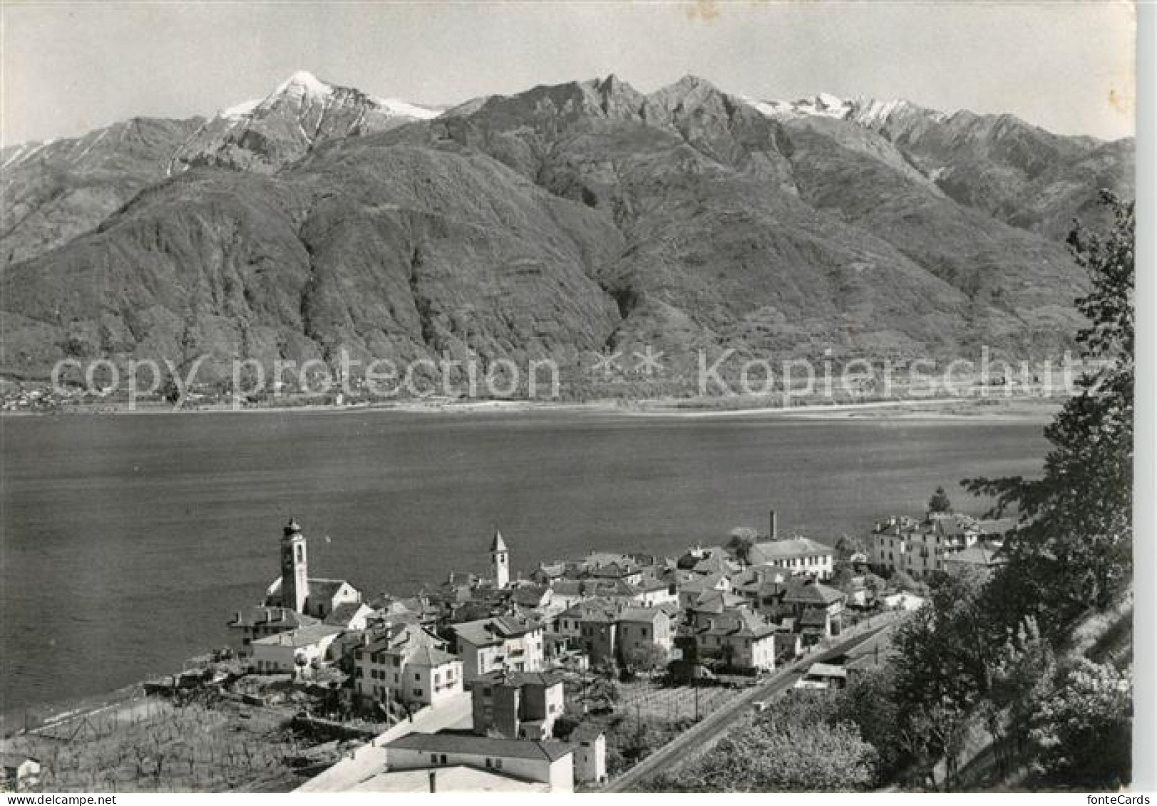 Vira Gambarogno Fliegeraufnahme