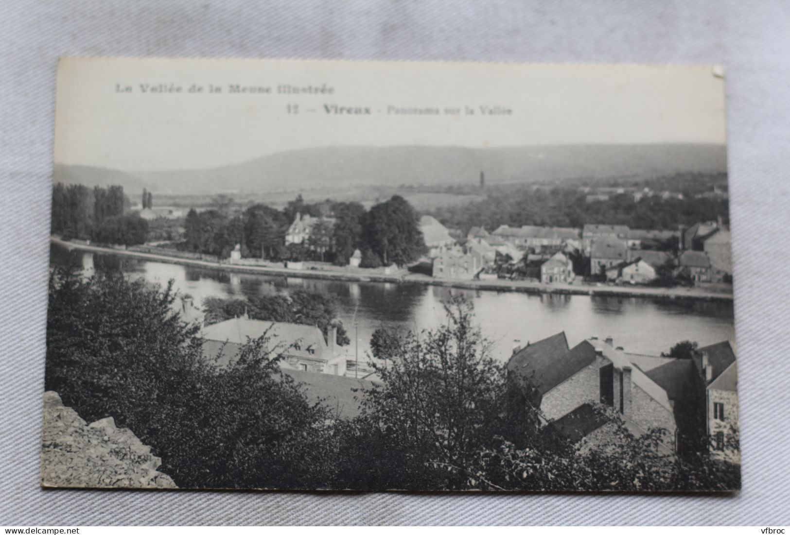 Vireux, panorama sur la vallée, Ardennes 08