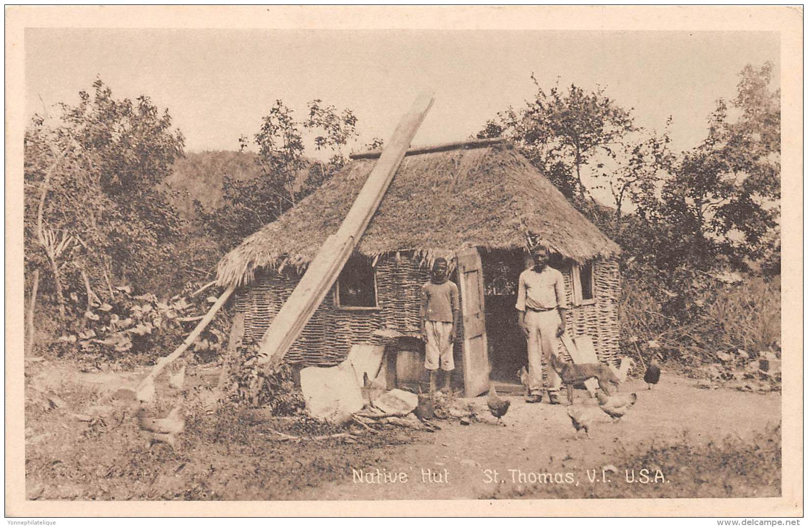 VIRGIN ISLANDS / Native Hut - St Thomas