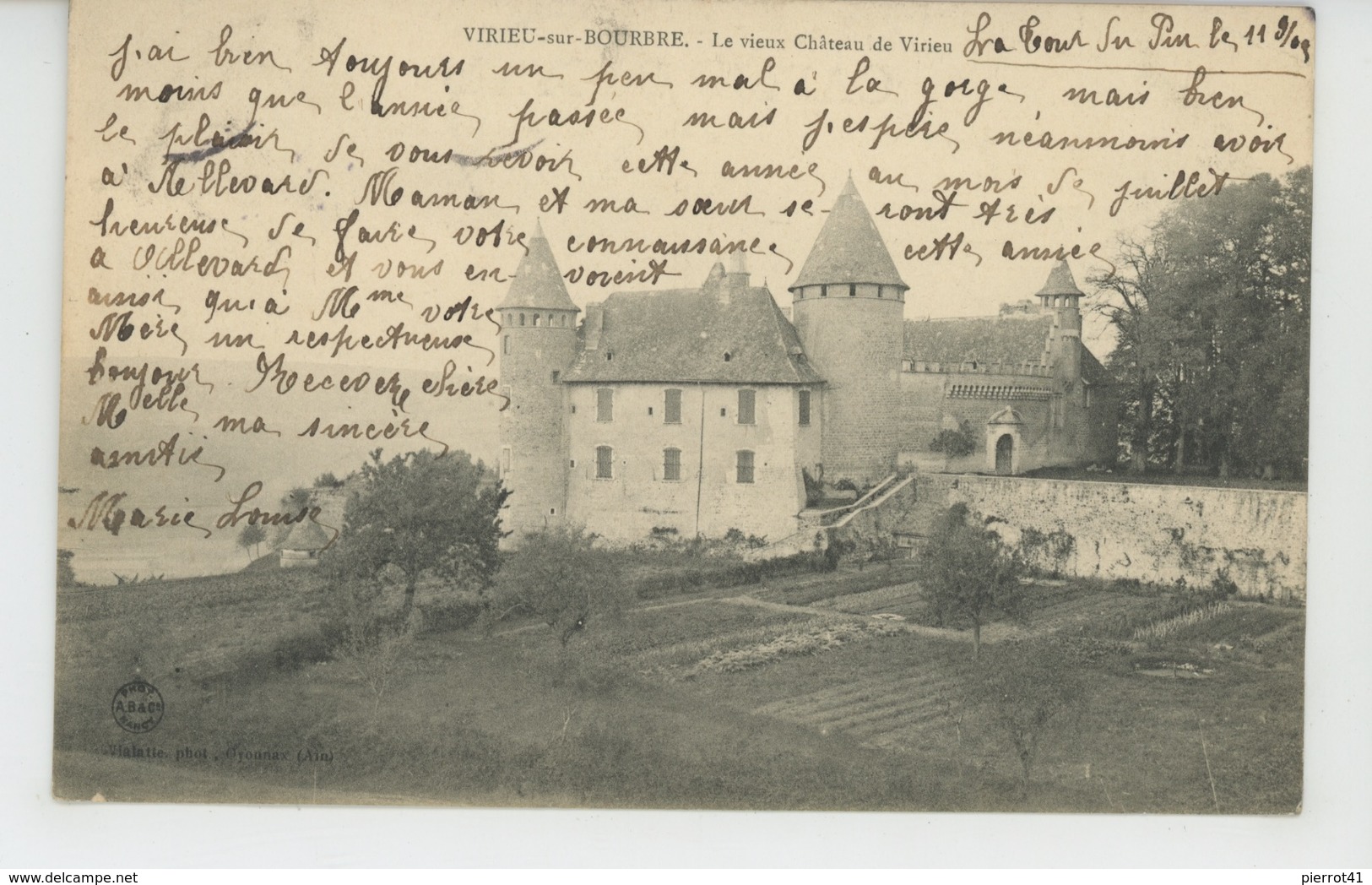 VIRIEU SUR BOURBRE - Le vieux château de Virieu
