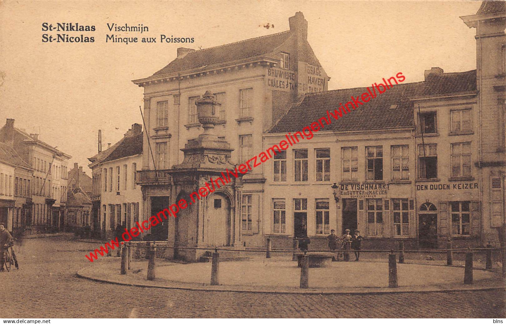 Vischmijn - Minque aux Poissons - Den oude Keizer - De Vischmarkt - Sint-Niklaas