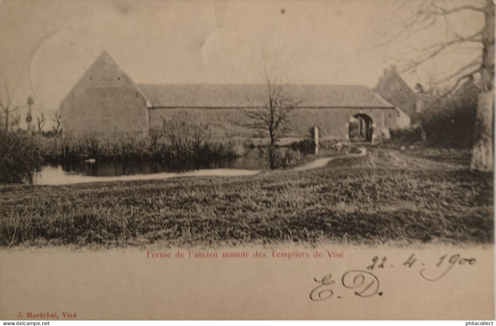 Vise // Ferme de l'ancien Manoir des Templiers 1900