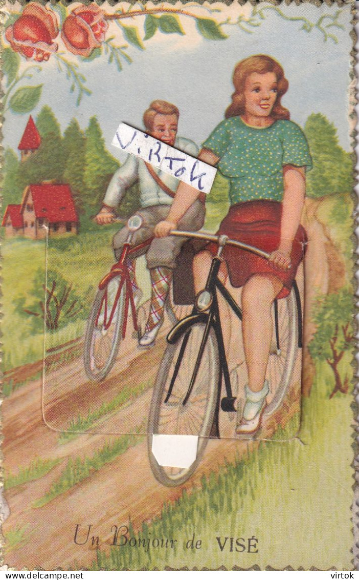 Visé - Wezet       (  carte a système  avec des petites vue )  velo