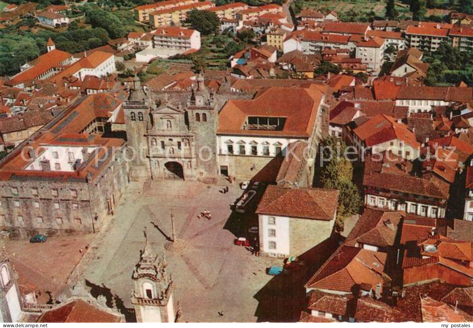 Viseu Museu Grao Vasco e Se Vista aerea
