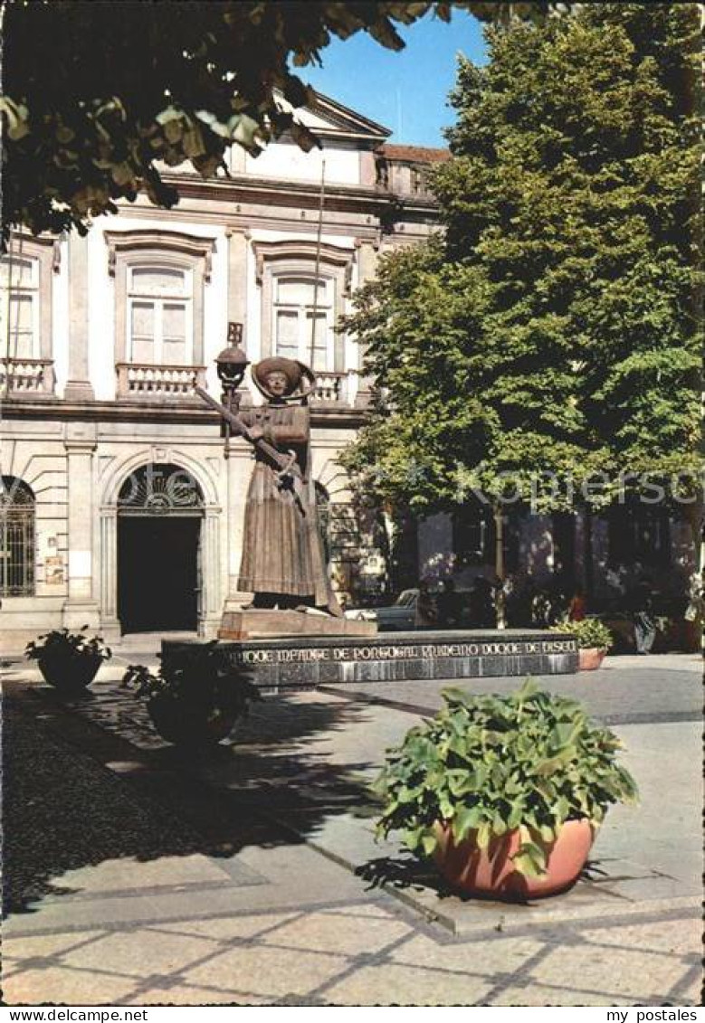 Viseu Praca da Republica Monumento ao Infante D Henrique
