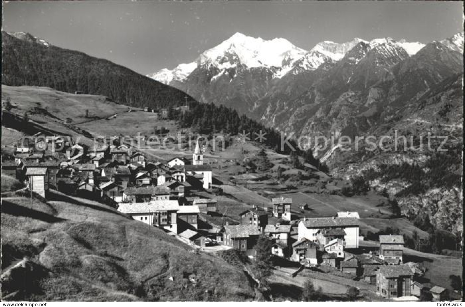 Visperterminen mit Weisshorn