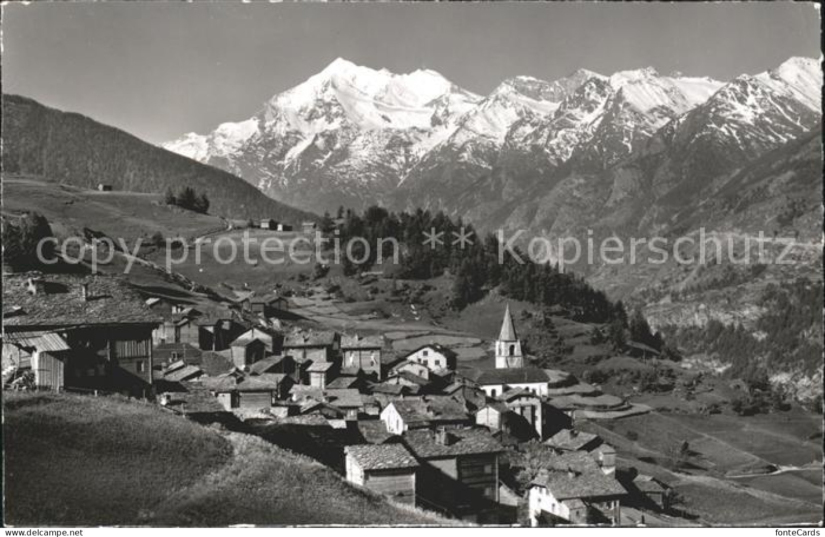 Visperterminen mit Weisshorn