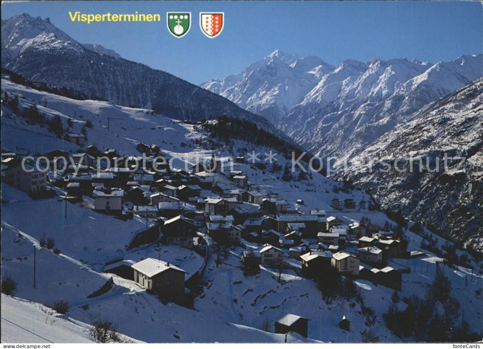 Visperterminen mit Weisshorn