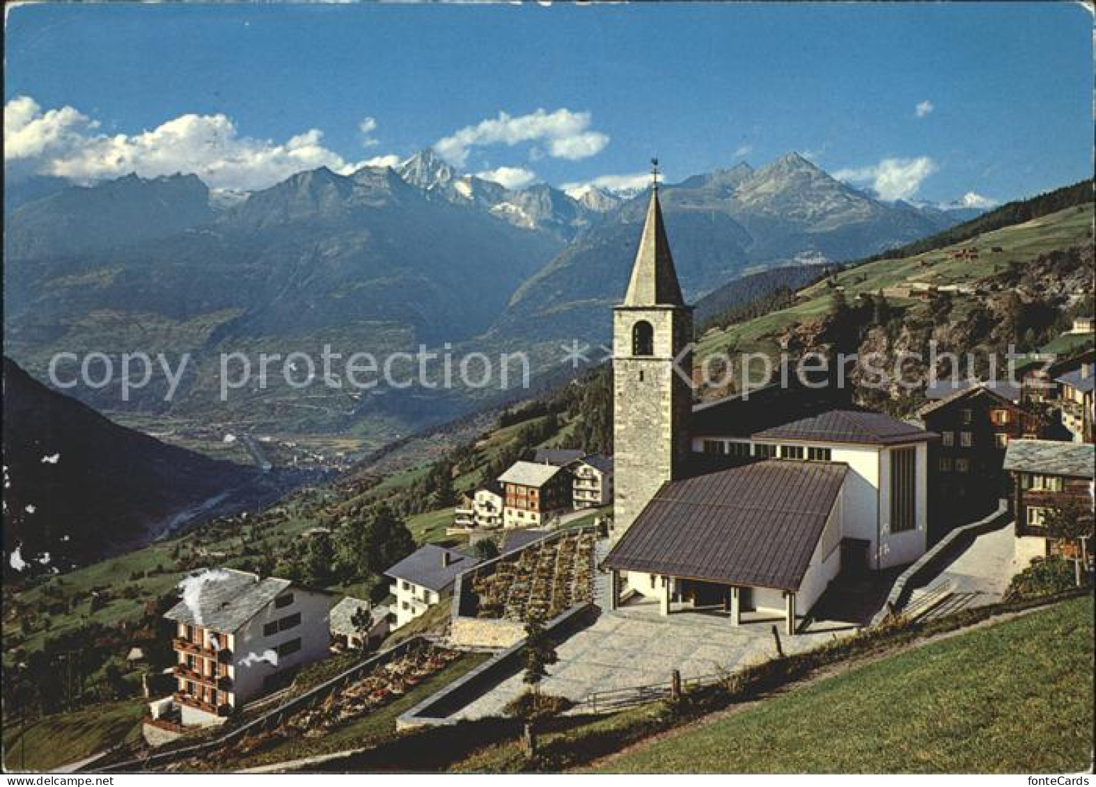 Visperterminen Rhonetal Bietschhorn