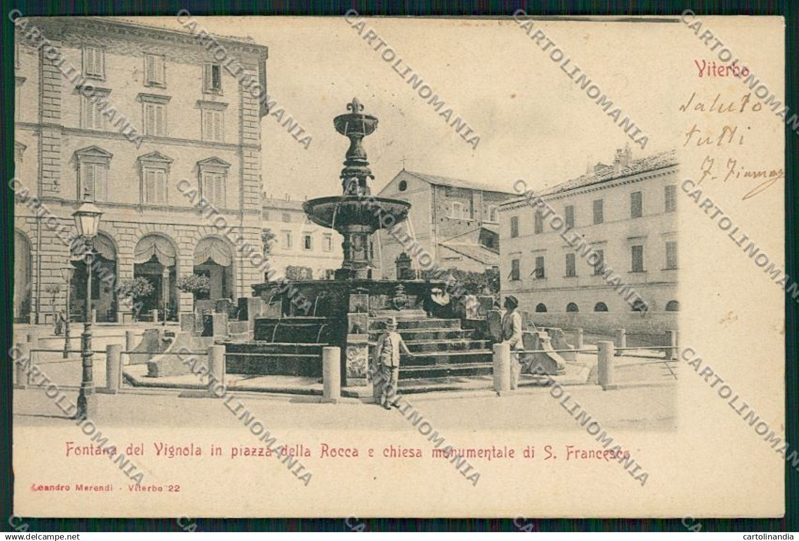 Viterbo Città cartolina QK4348