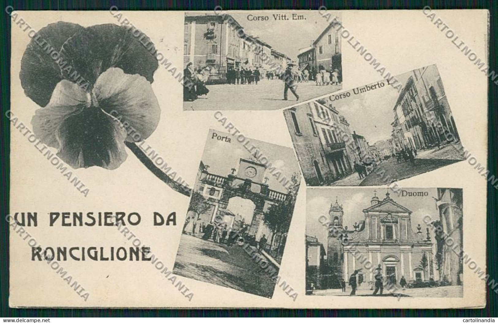 Viterbo Ronciglione cartolina QK4397