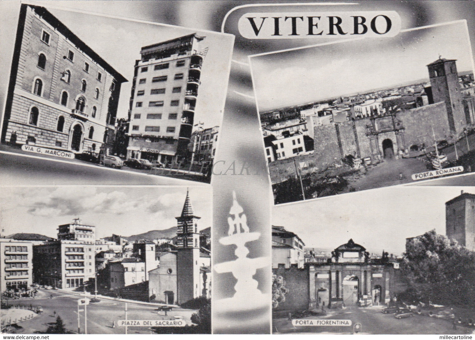 VITERBO - Vedute, Cartolina 1962