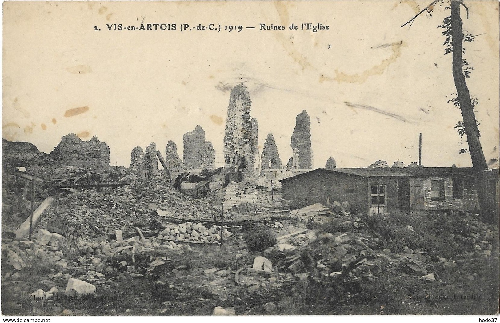 Vitry-en-Artois - Ruines de l'Eglise