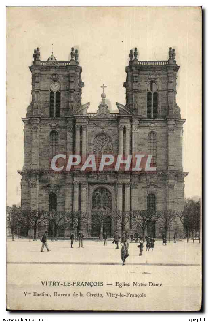 Vitry le Francois CPA Eglise Notre DAme