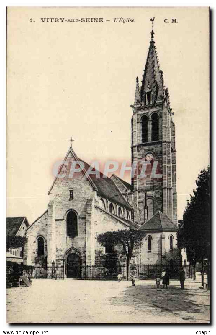 Vitry sur SEine CPA L'eglise