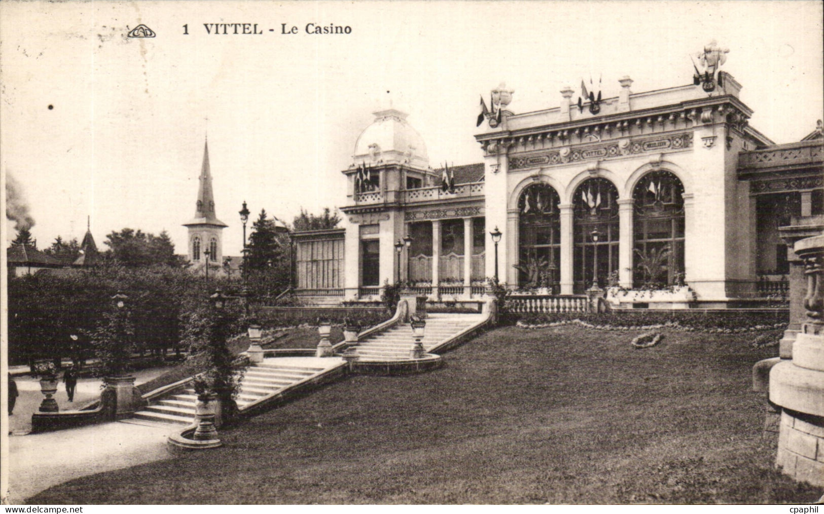 Vittel - Le Casino - CPA