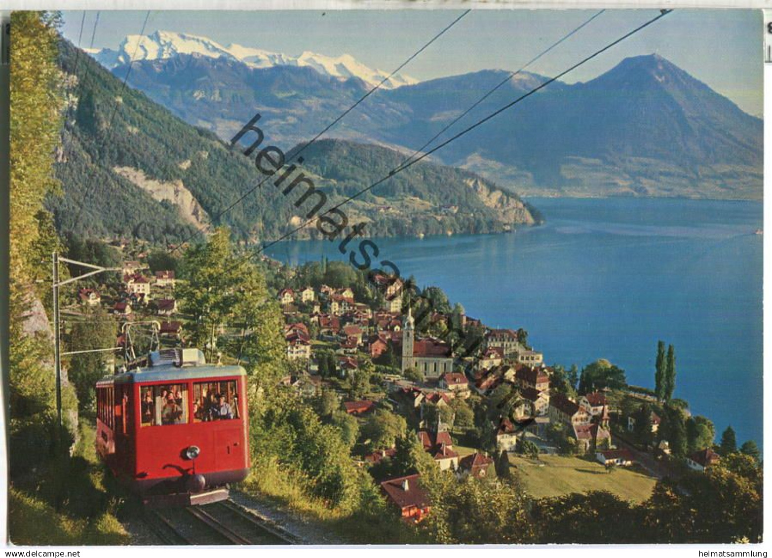 Vitznau mit Rigi-Bahn - Verlag M. Bürgi Vitznau