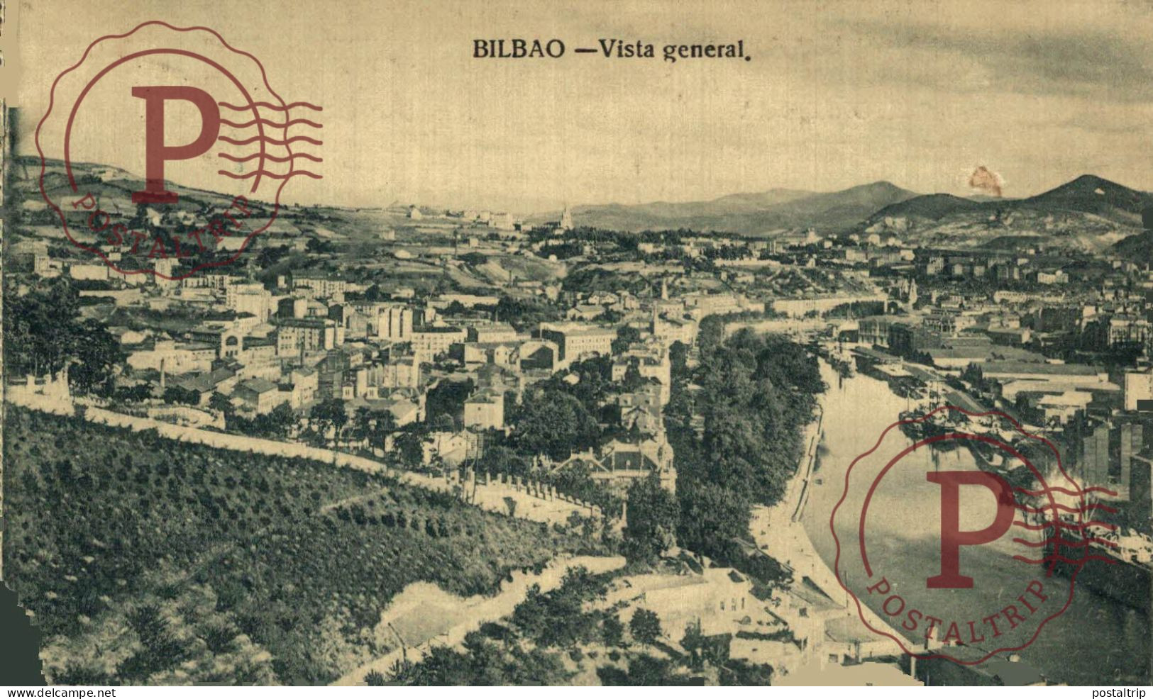 VIZCAYA. BILBAO. VISTA GENERAL. (falta esquina inferior izqda)