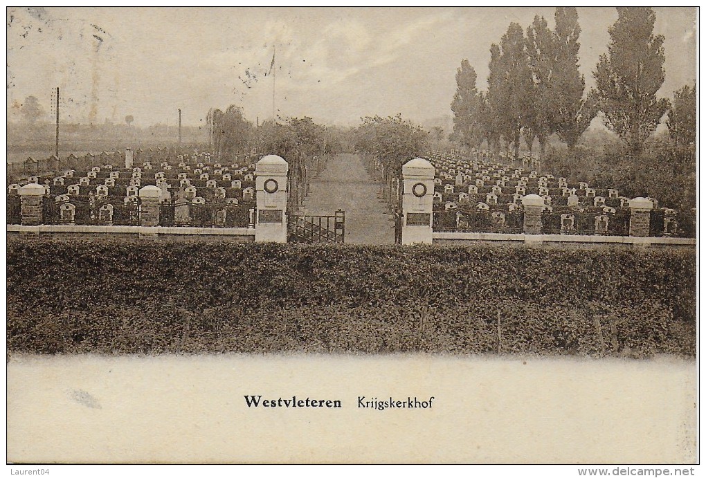 VLETEREN. WESTVLETEREN.  KRIJGSKERKHOF.